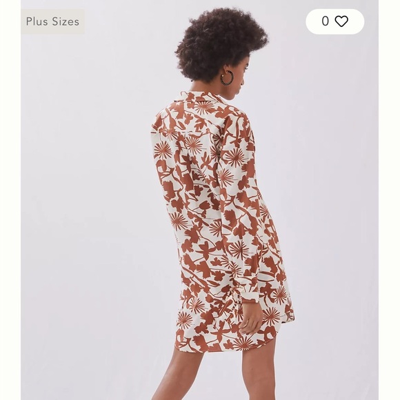 Sunday in Brooklyn Brown and White Floral Mini Dress - Picture 7 of 8